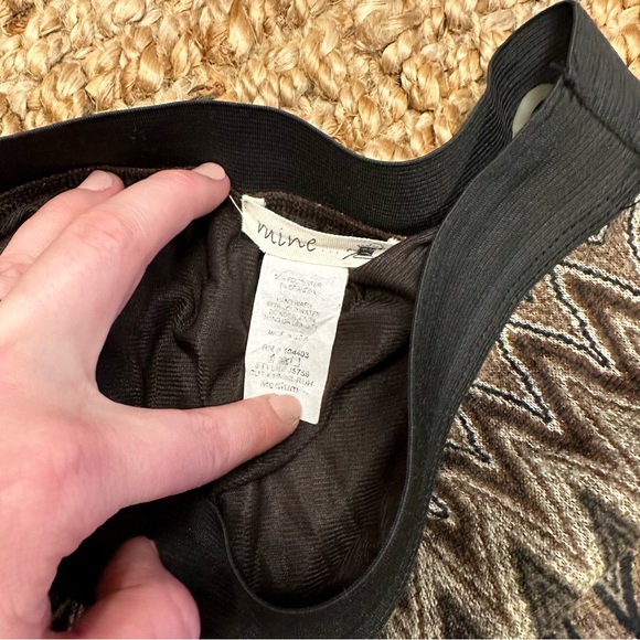 MINE PATTERNED PENCIL SKIRT - Picture 6 of 9